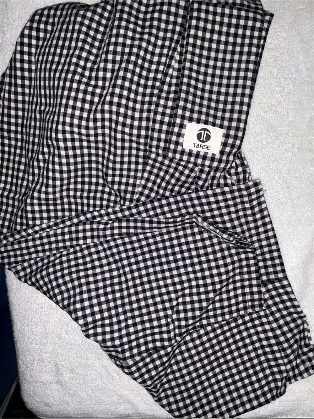Tarse Linen Wide Leg Barrel Lose Drawstring Pants